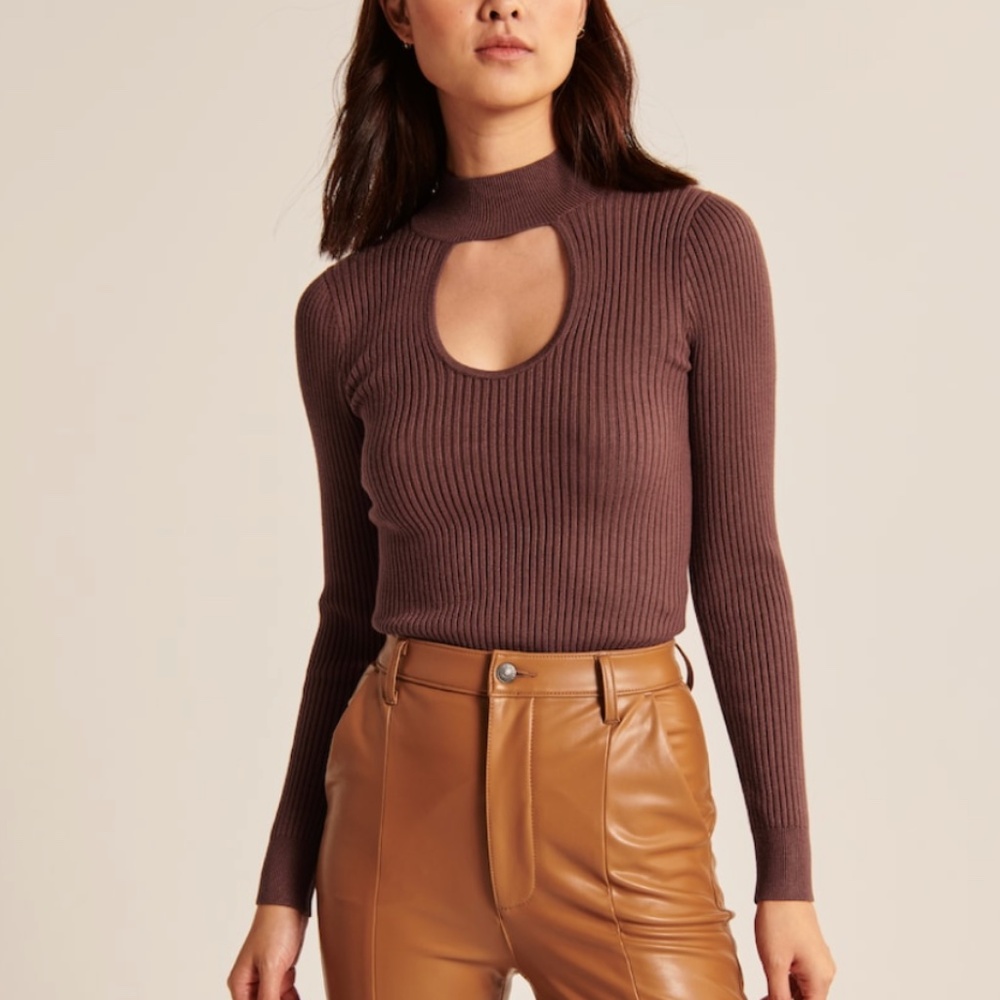 Abercrombie Fitted Mockneck Sweater - XS